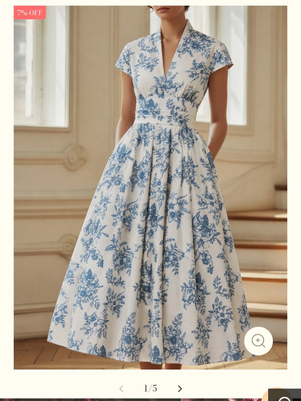 Chillinen belted floral white dress - size xl - women’s